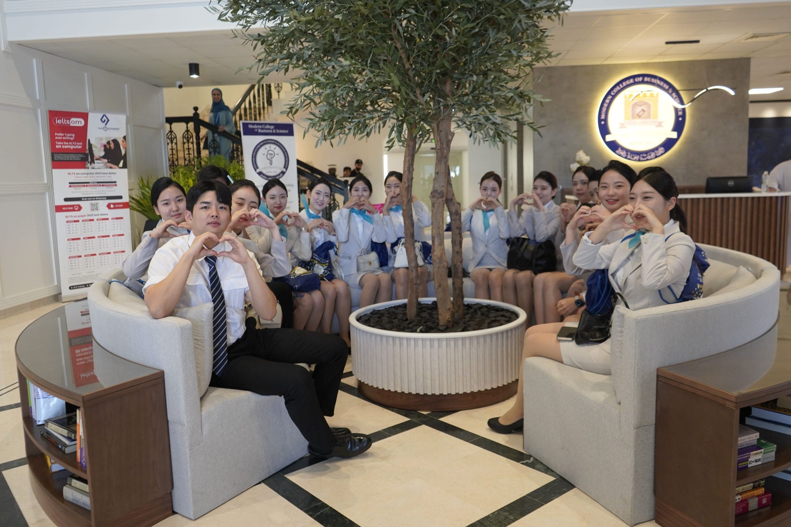 International students from Korea explored Aviation and Airport Management Programs at the Modern College of Business and Science