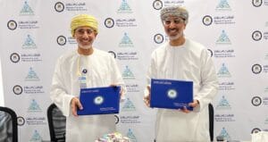 Modern College of Business and Science and Oman Center for Governance and Sustainability sign a cooperation agreement.