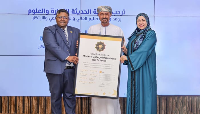 Modern College of Business and Science awarded QS 5 Stars, joining the global elite